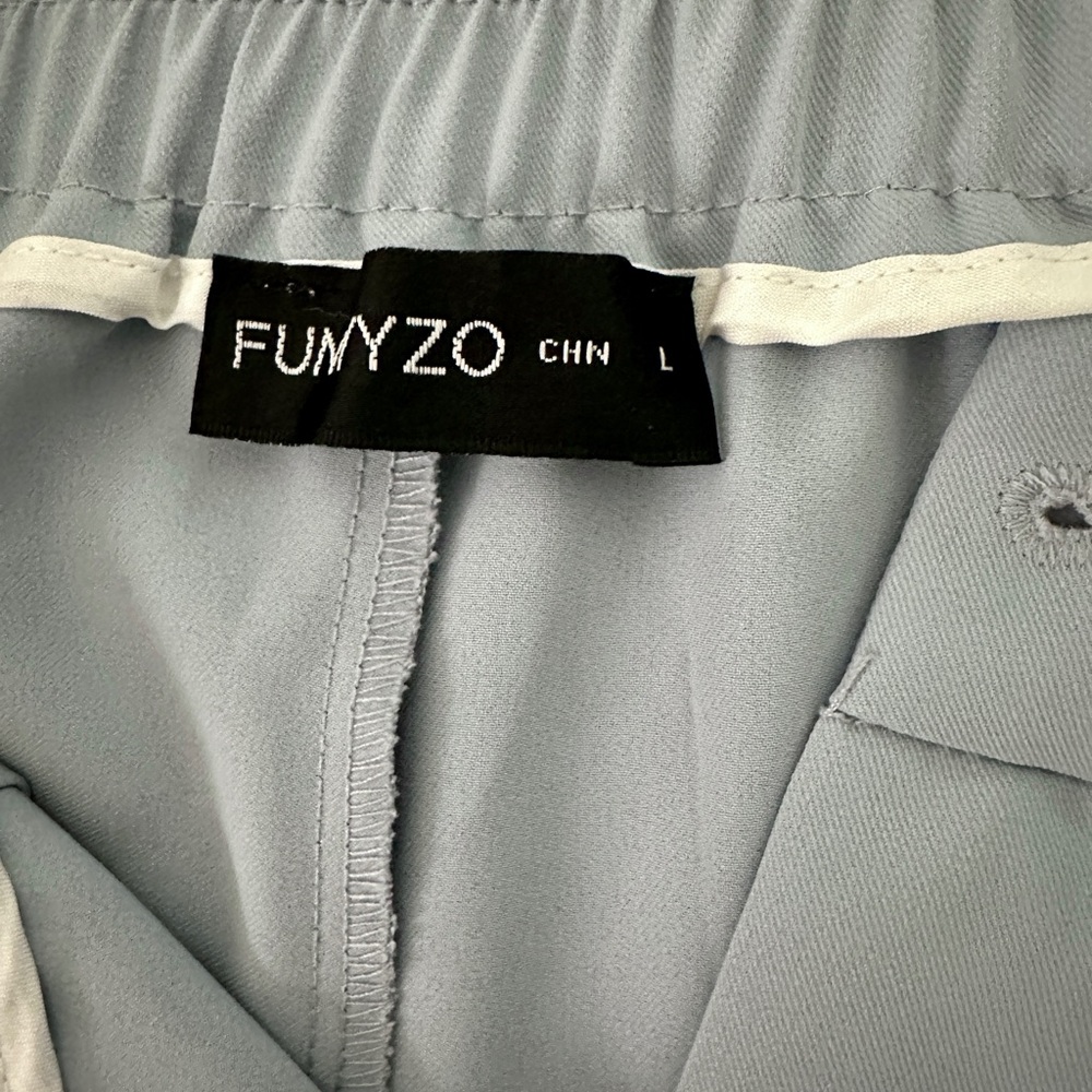 Light Blue Wide-Leg Trousers – Size L - Picture 8 of 14